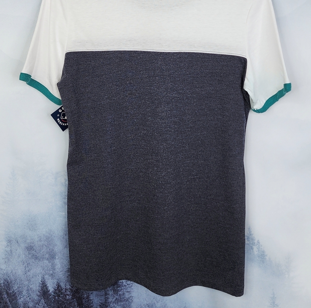 Seattle Mariners Women's Ringer Tee Medium NWT - Picture 13 of 16